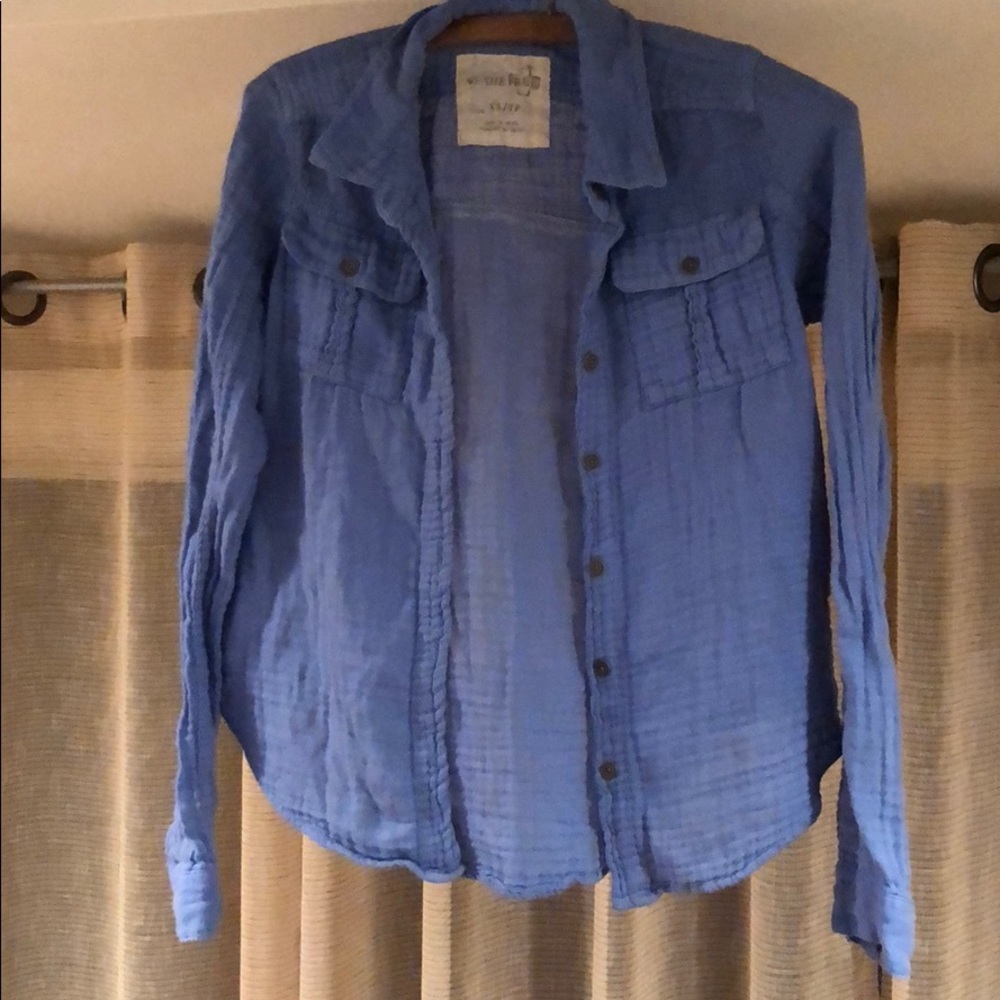 Free People Linen button down